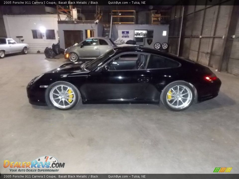 2005 Porsche 911 Carrera S Coupe Basalt Black Metallic / Black Photo #7