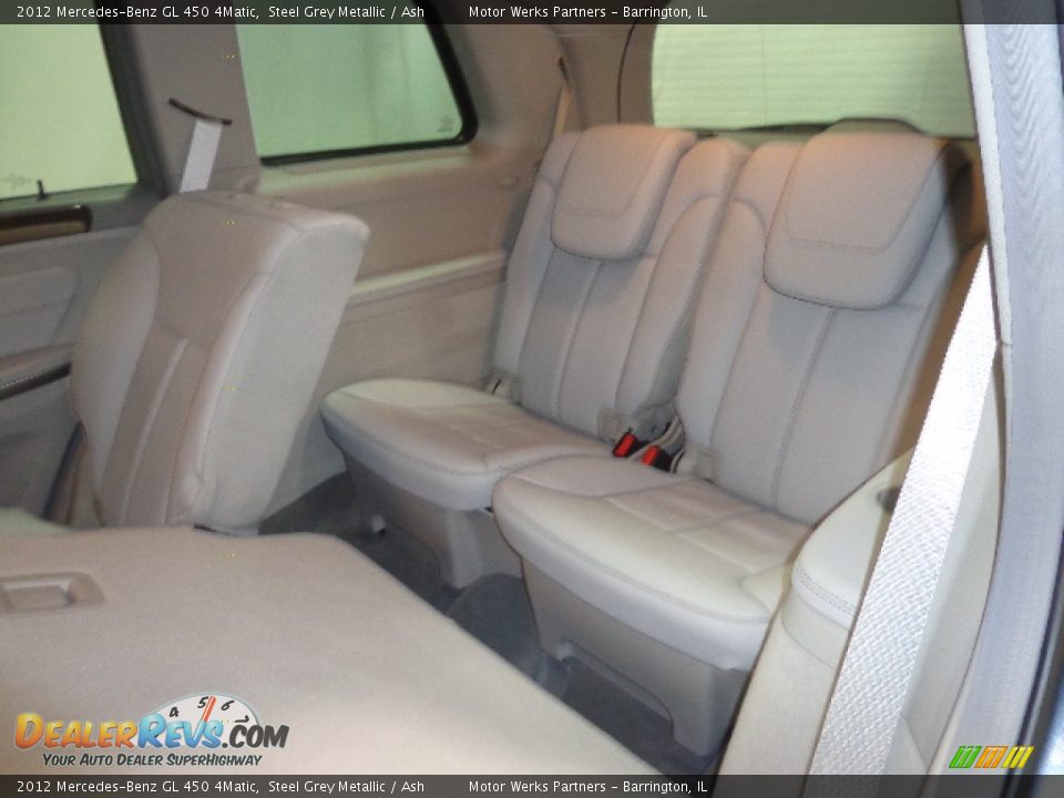 2012 Mercedes-Benz GL 450 4Matic Steel Grey Metallic / Ash Photo #31