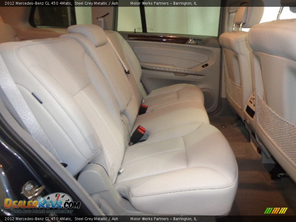 2012 Mercedes-Benz GL 450 4Matic Steel Grey Metallic / Ash Photo #33