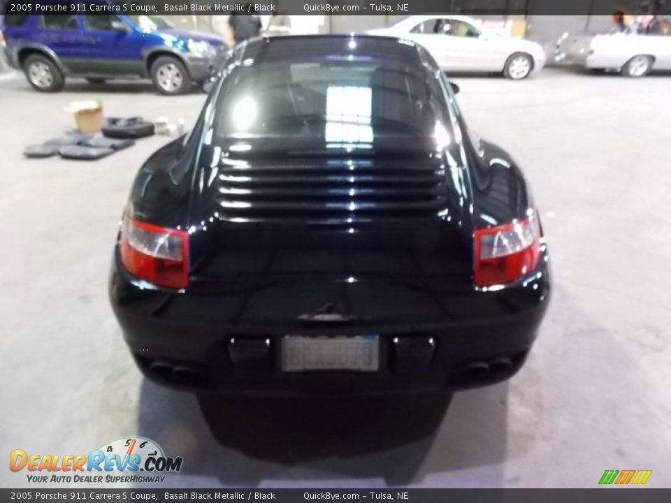 2005 Porsche 911 Carrera S Coupe Basalt Black Metallic / Black Photo #12