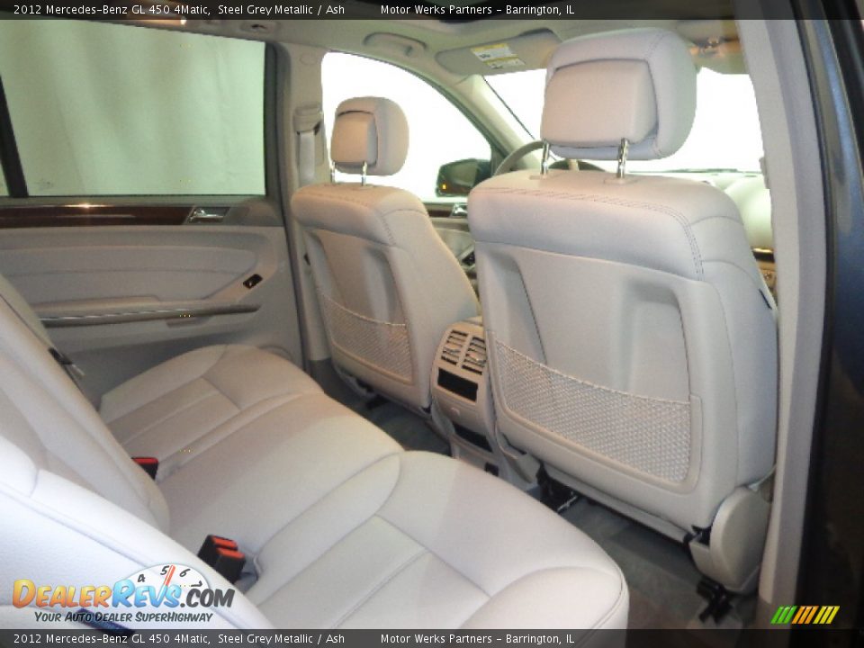 2012 Mercedes-Benz GL 450 4Matic Steel Grey Metallic / Ash Photo #34