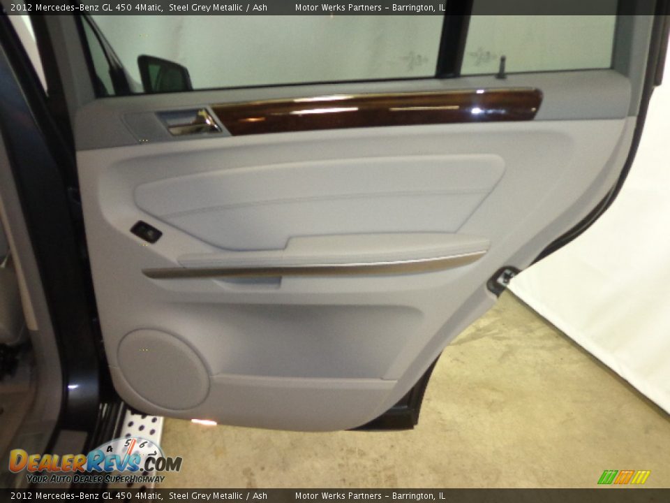 2012 Mercedes-Benz GL 450 4Matic Steel Grey Metallic / Ash Photo #35