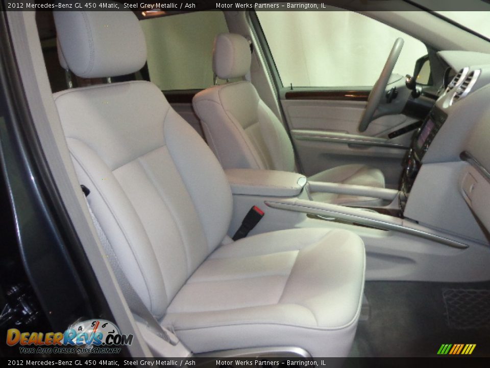 2012 Mercedes-Benz GL 450 4Matic Steel Grey Metallic / Ash Photo #36