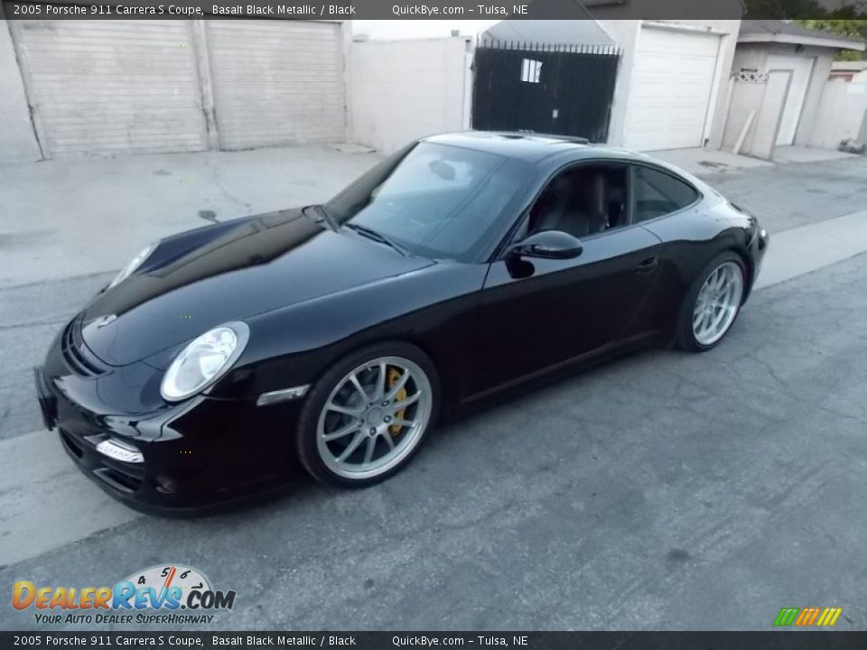 2005 Porsche 911 Carrera S Coupe Basalt Black Metallic / Black Photo #33
