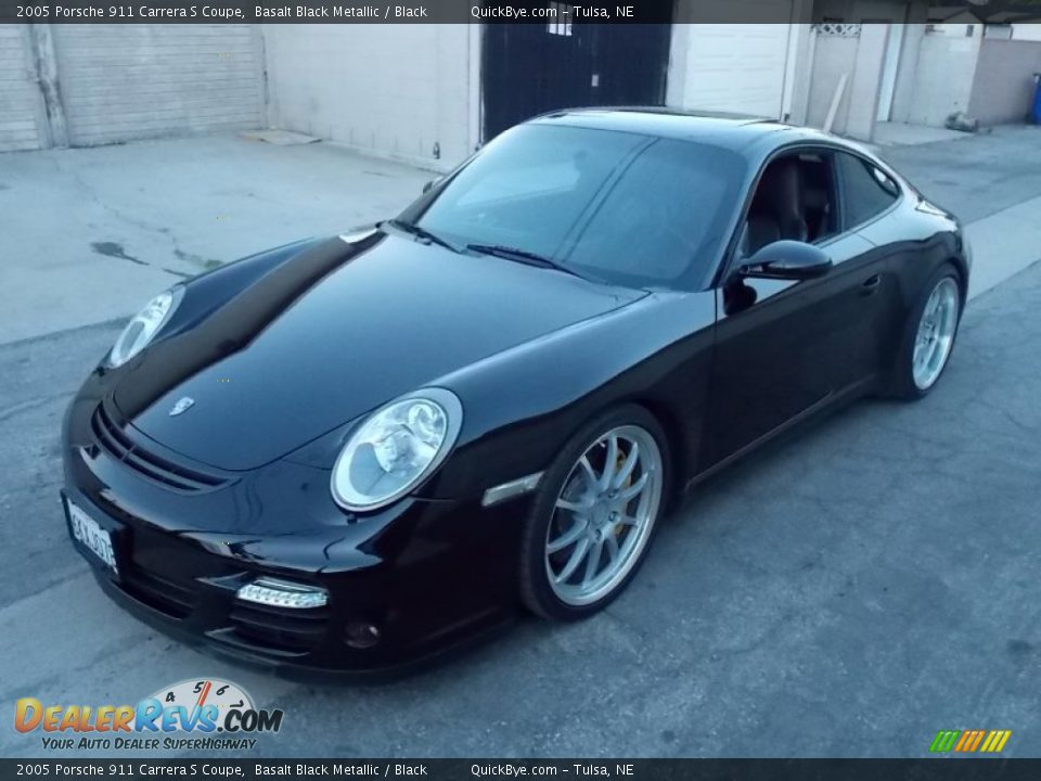 2005 Porsche 911 Carrera S Coupe Basalt Black Metallic / Black Photo #34