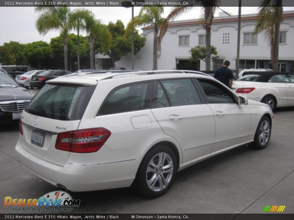 2011 Mercedes-Benz E 350 4Matic Wagon Arctic White / Black Photo #2