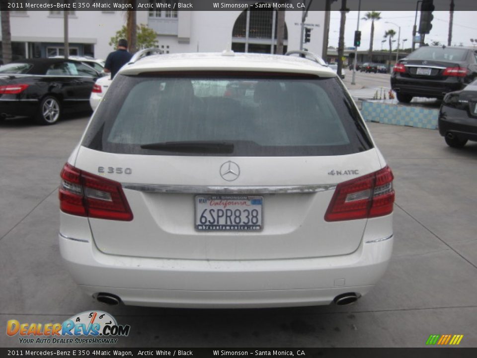 2011 Mercedes-Benz E 350 4Matic Wagon Arctic White / Black Photo #3