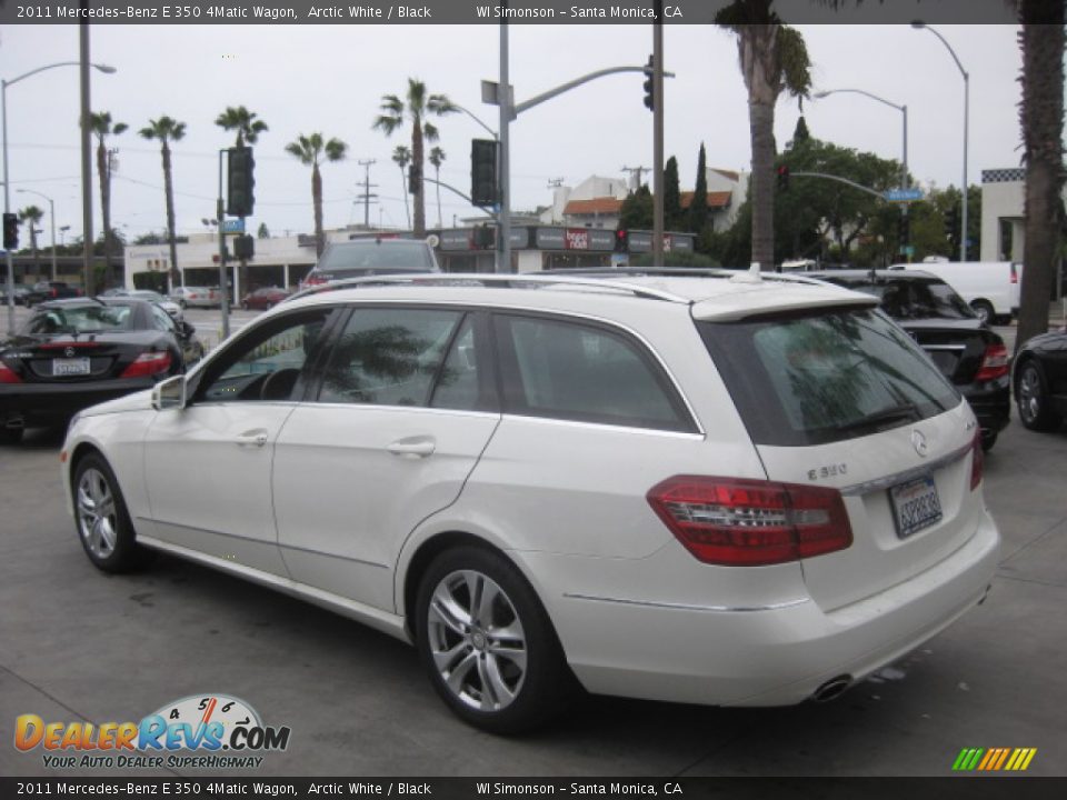 2011 Mercedes-Benz E 350 4Matic Wagon Arctic White / Black Photo #4