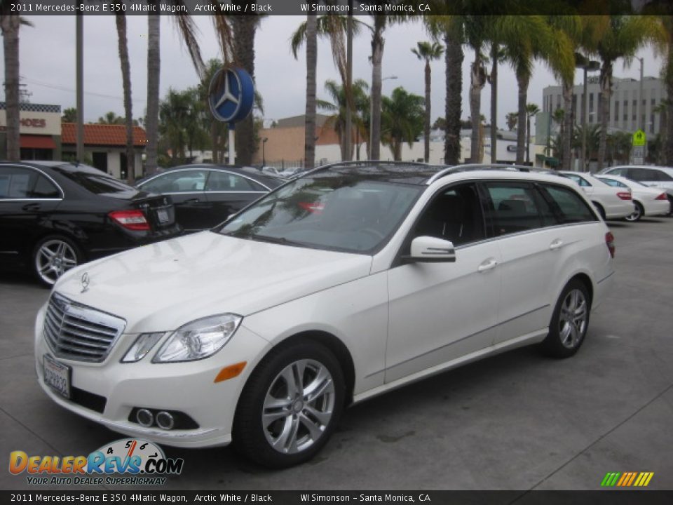 2011 Mercedes-Benz E 350 4Matic Wagon Arctic White / Black Photo #5