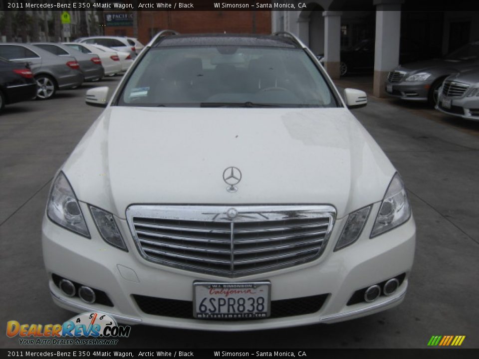 2011 Mercedes-Benz E 350 4Matic Wagon Arctic White / Black Photo #6