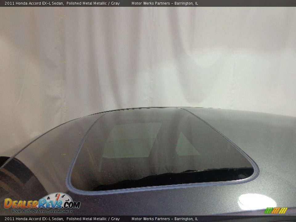 2011 Honda Accord EX-L Sedan Polished Metal Metallic / Gray Photo #6
