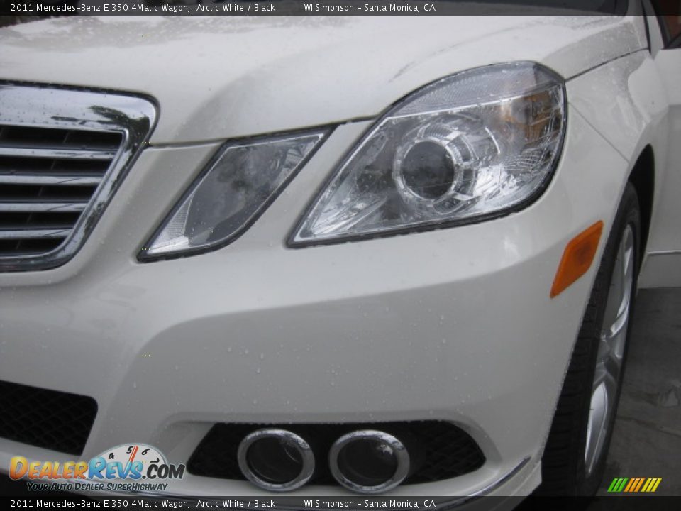 2011 Mercedes-Benz E 350 4Matic Wagon Arctic White / Black Photo #23