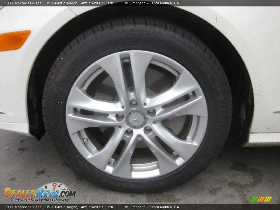 2011 Mercedes-Benz E 350 4Matic Wagon Arctic White / Black Photo #24