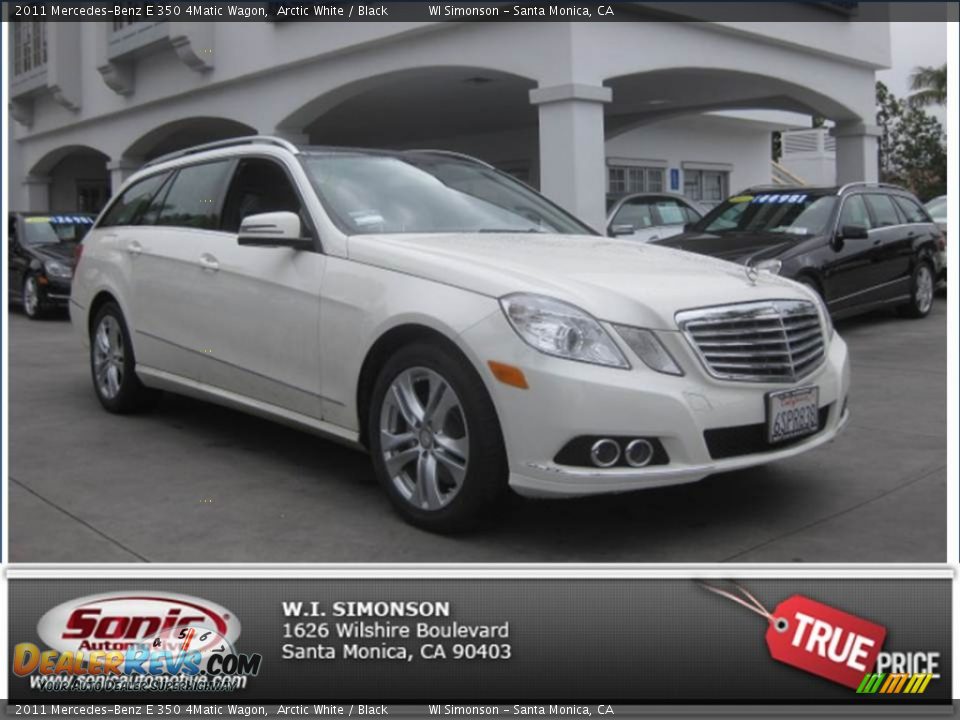 2011 Mercedes-Benz E 350 4Matic Wagon Arctic White / Black Photo #26