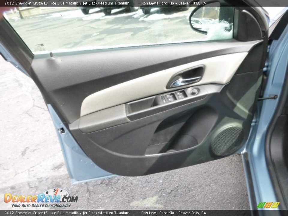 2012 Chevrolet Cruze LS Ice Blue Metallic / Jet Black/Medium Titanium Photo #11