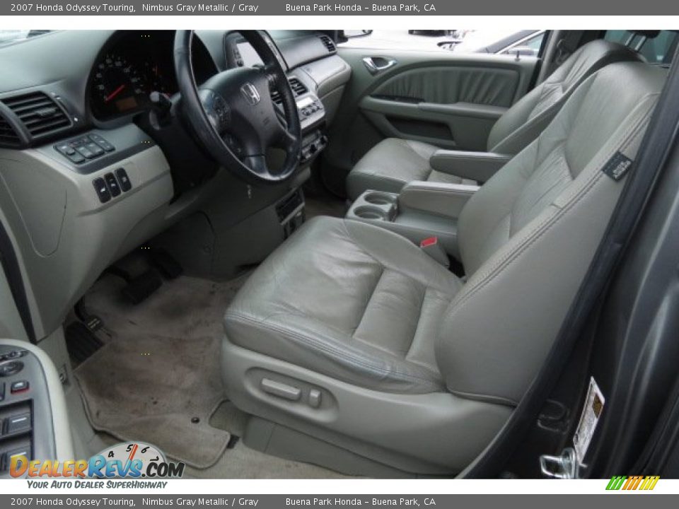 2007 Honda Odyssey Touring Nimbus Gray Metallic / Gray Photo #4