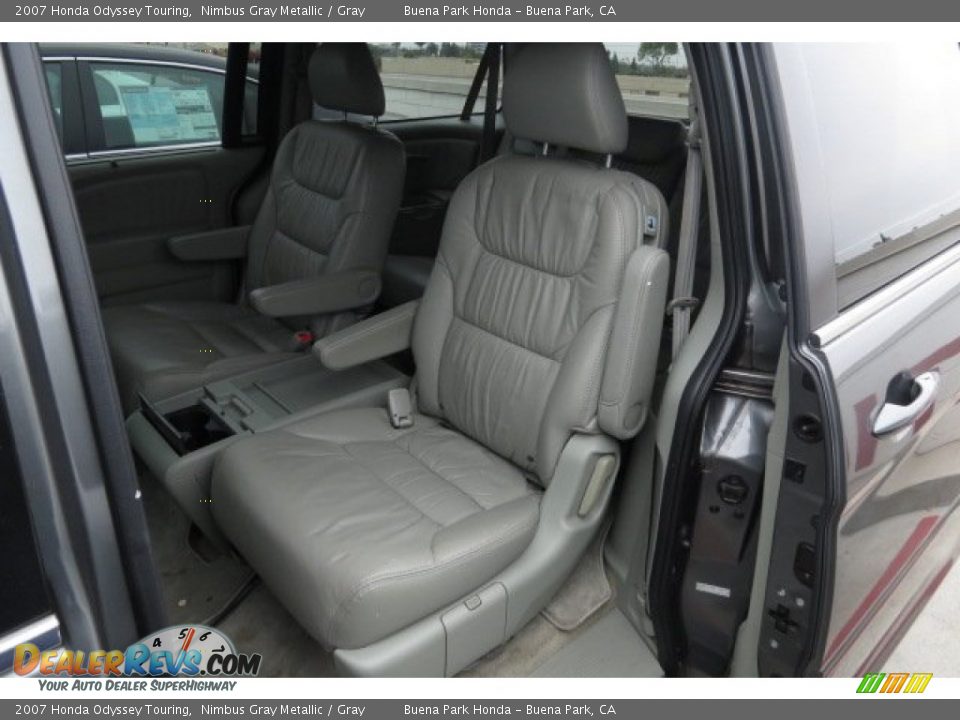 2007 Honda Odyssey Touring Nimbus Gray Metallic / Gray Photo #5