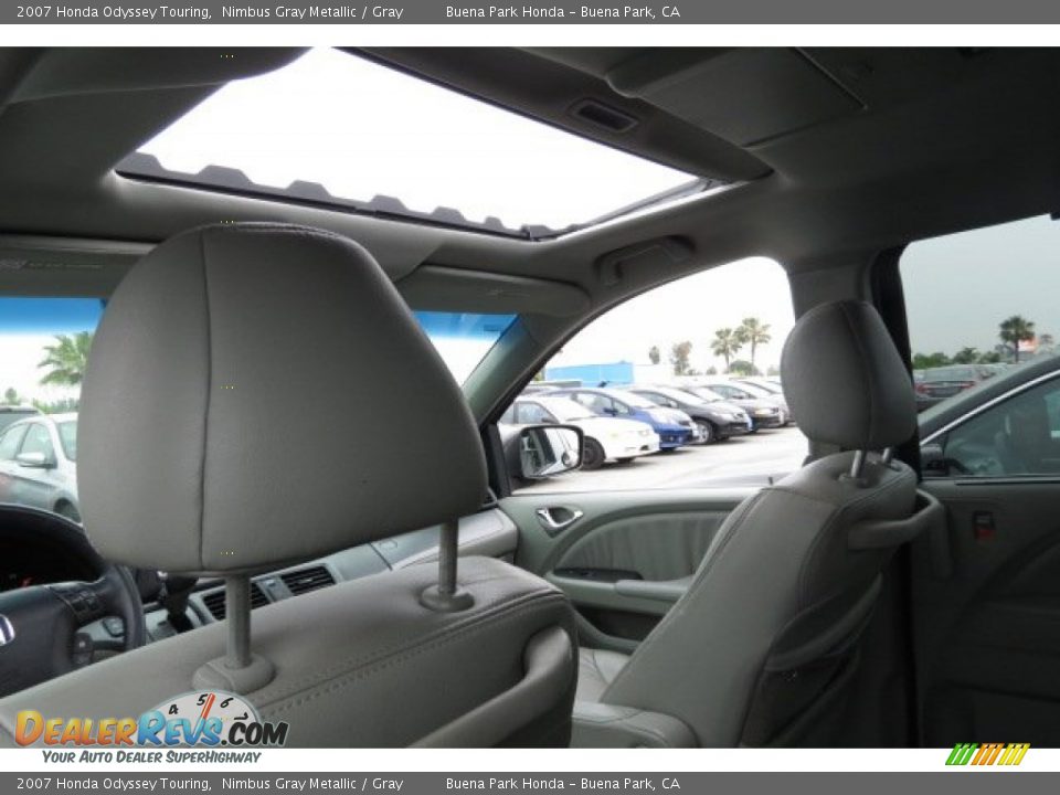 2007 Honda Odyssey Touring Nimbus Gray Metallic / Gray Photo #8