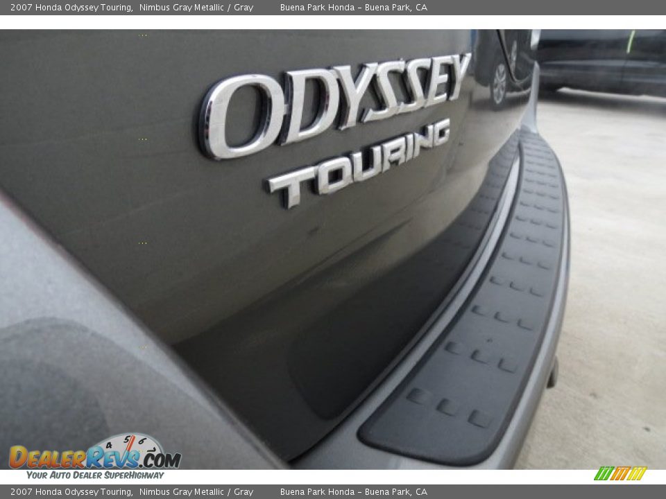 2007 Honda Odyssey Touring Nimbus Gray Metallic / Gray Photo #9