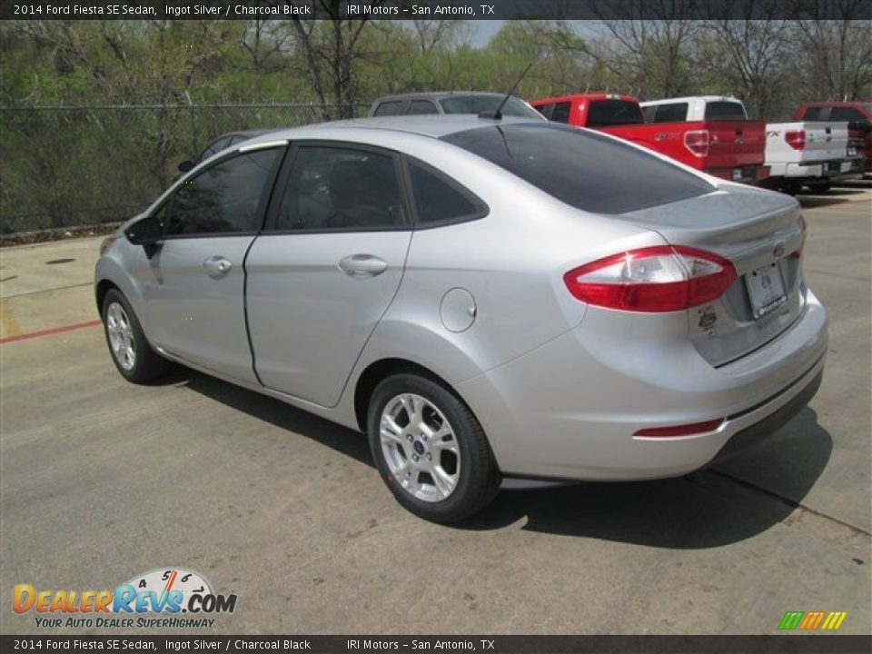 2014 Ford Fiesta SE Sedan Ingot Silver / Charcoal Black Photo #3