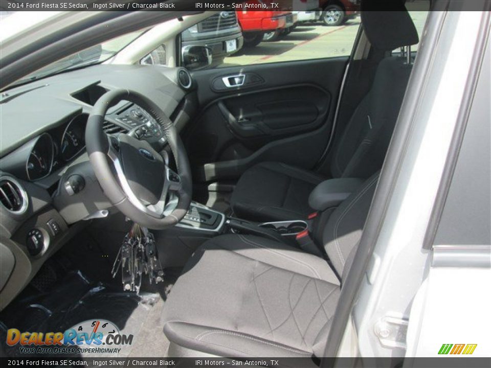 2014 Ford Fiesta SE Sedan Ingot Silver / Charcoal Black Photo #6