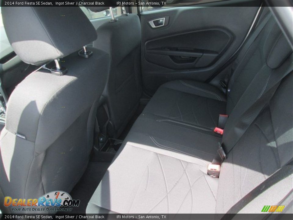 2014 Ford Fiesta SE Sedan Ingot Silver / Charcoal Black Photo #7