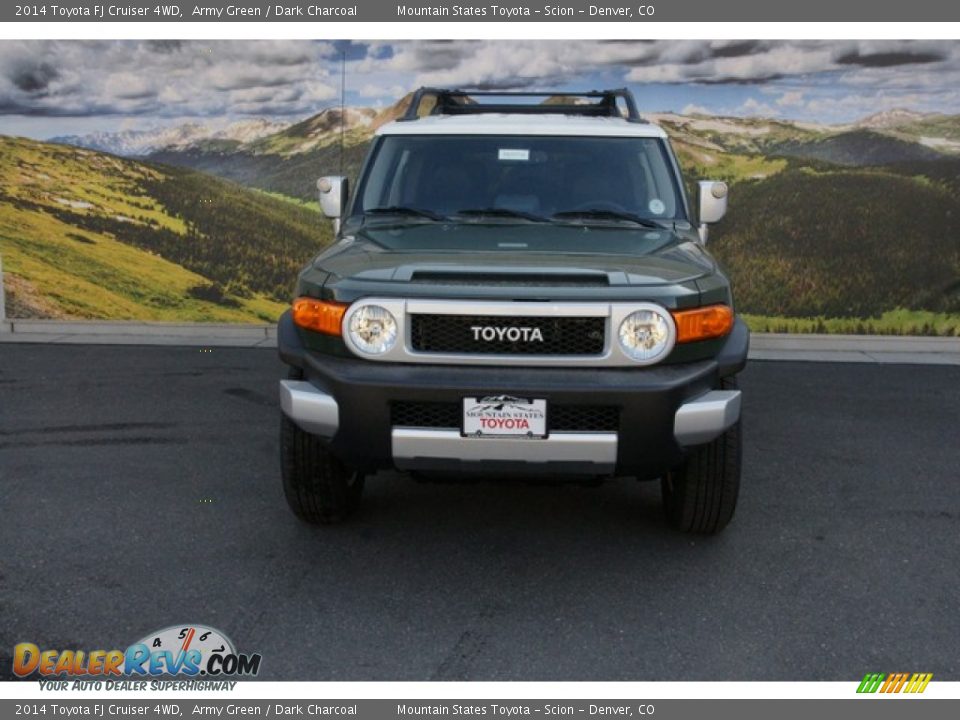 2014 Toyota FJ Cruiser 4WD Army Green / Dark Charcoal Photo #2