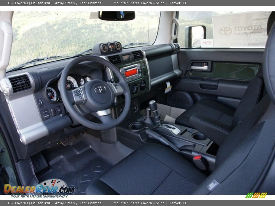 2014 Toyota FJ Cruiser 4WD Army Green / Dark Charcoal Photo #5