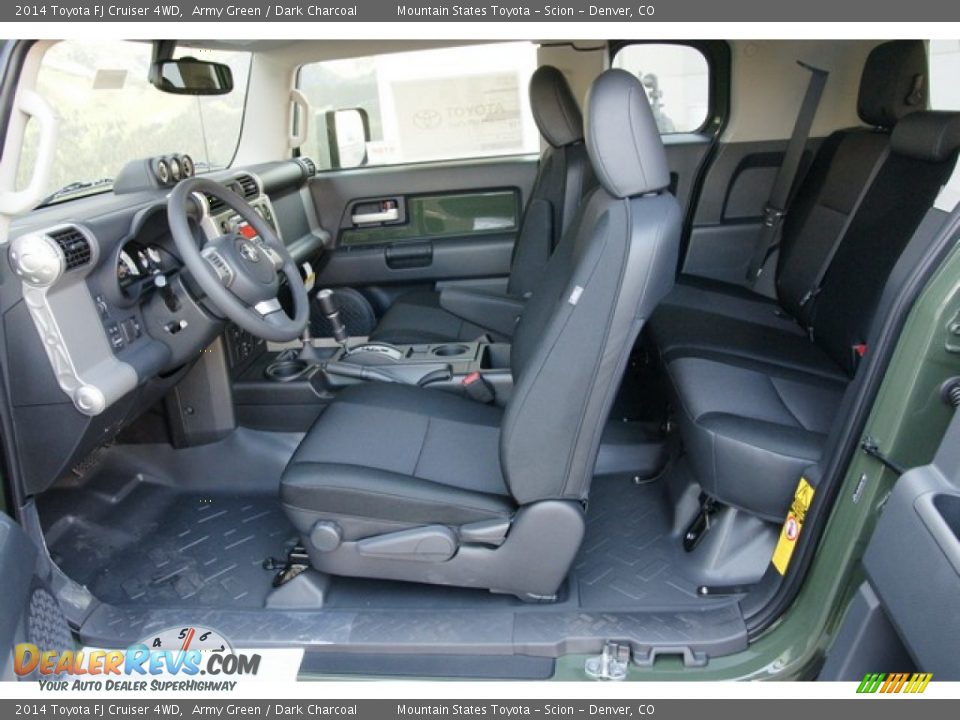 2014 Toyota FJ Cruiser 4WD Army Green / Dark Charcoal Photo #8
