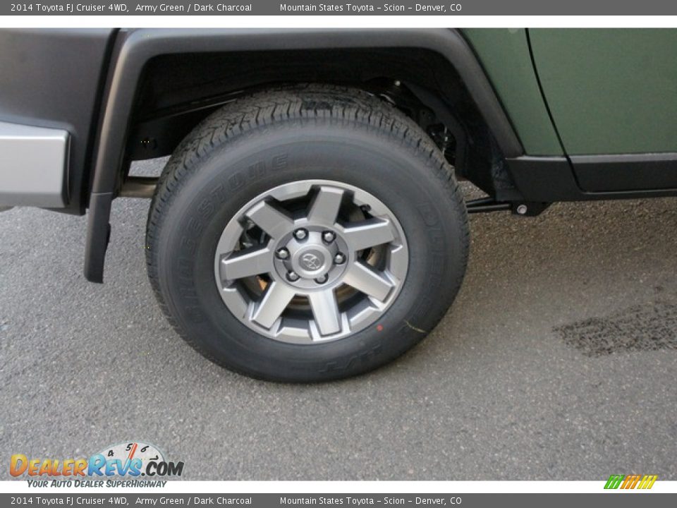 2014 Toyota FJ Cruiser 4WD Army Green / Dark Charcoal Photo #10