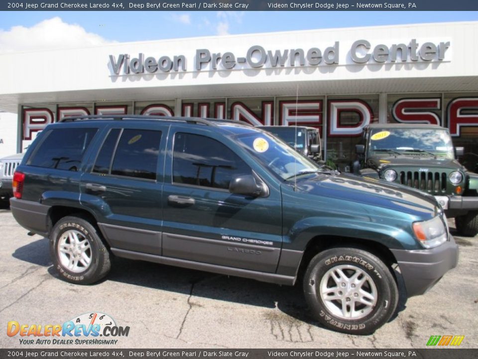 2004 Jeep Grand Cherokee Laredo 4x4 Deep Beryl Green Pearl / Dark Slate Gray Photo #1