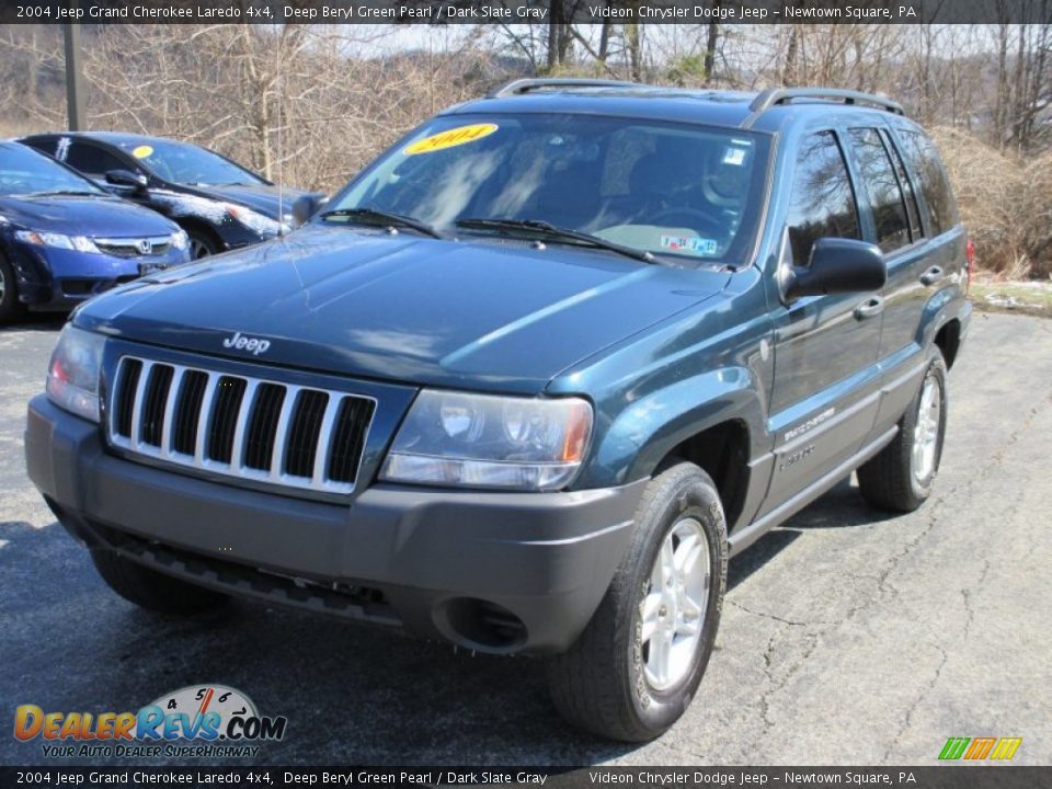 2004 Jeep Grand Cherokee Laredo 4x4 Deep Beryl Green Pearl / Dark Slate Gray Photo #4