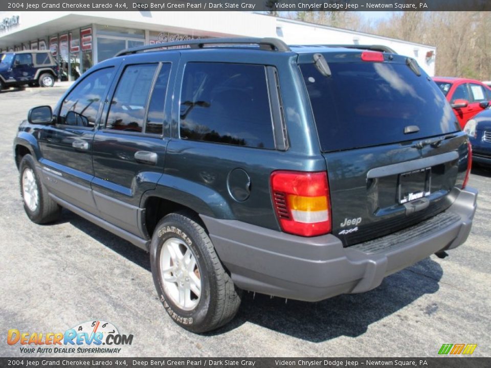 2004 Jeep Grand Cherokee Laredo 4x4 Deep Beryl Green Pearl / Dark Slate Gray Photo #7