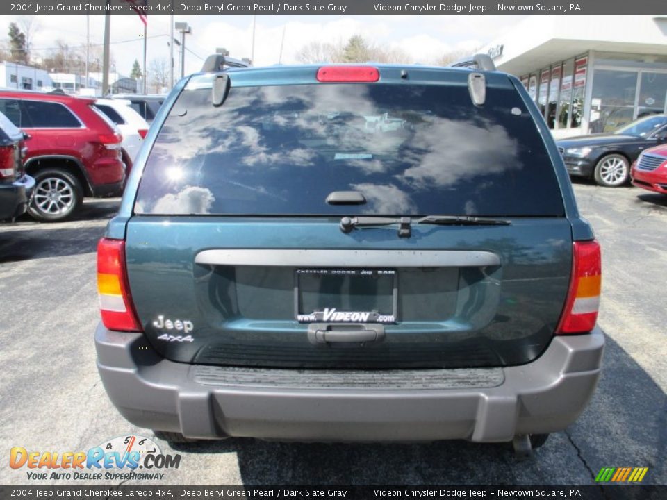 2004 Jeep Grand Cherokee Laredo 4x4 Deep Beryl Green Pearl / Dark Slate Gray Photo #8