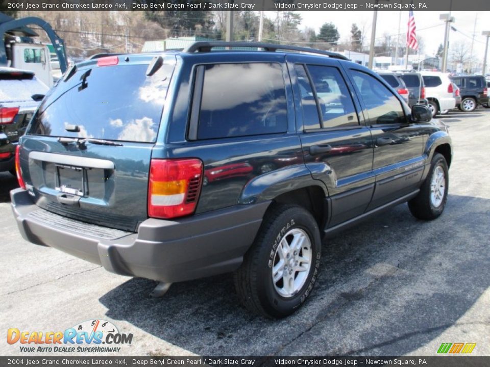 2004 Jeep Grand Cherokee Laredo 4x4 Deep Beryl Green Pearl / Dark Slate Gray Photo #10