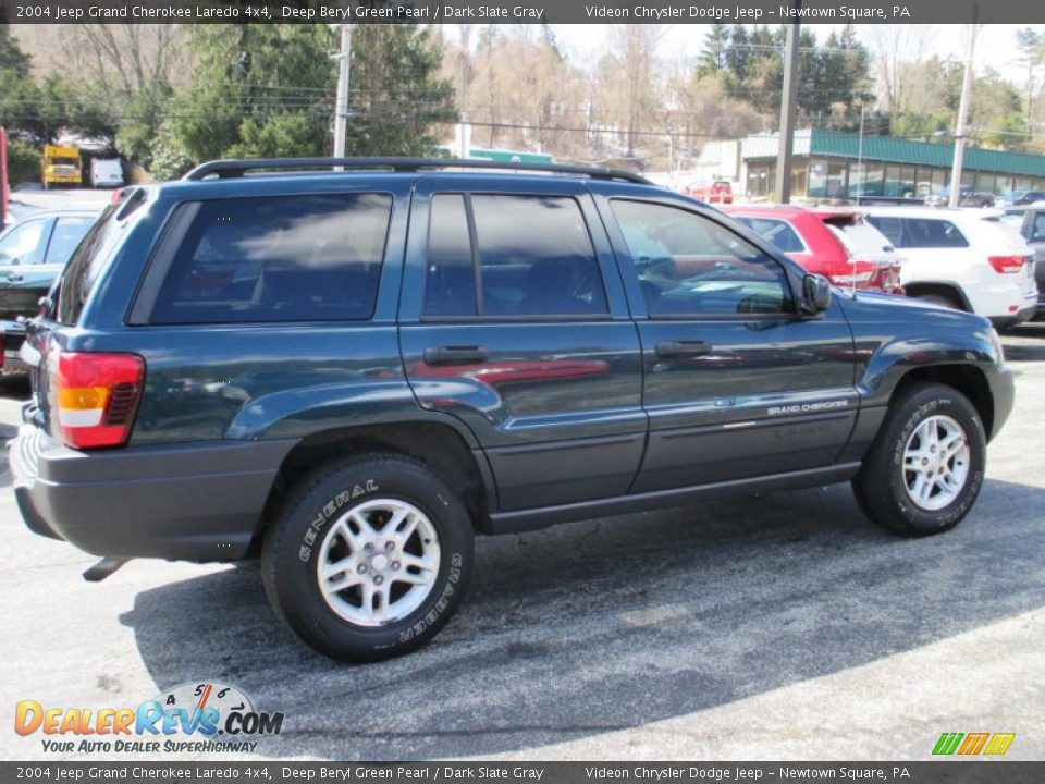 2004 Jeep Grand Cherokee Laredo 4x4 Deep Beryl Green Pearl / Dark Slate Gray Photo #12