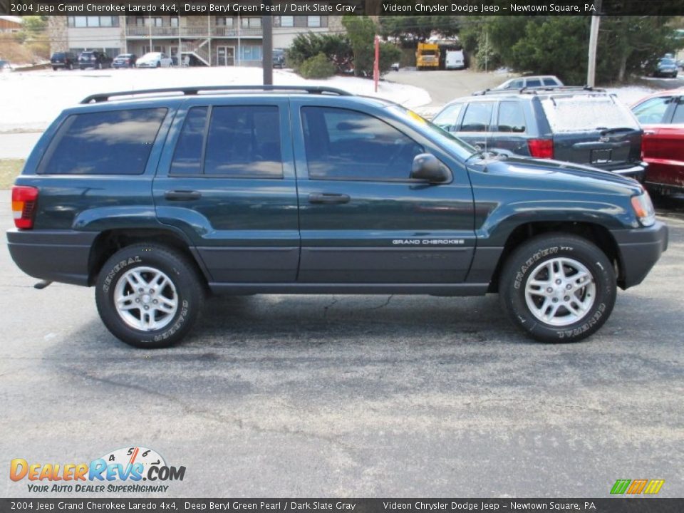 2004 Jeep Grand Cherokee Laredo 4x4 Deep Beryl Green Pearl / Dark Slate Gray Photo #13
