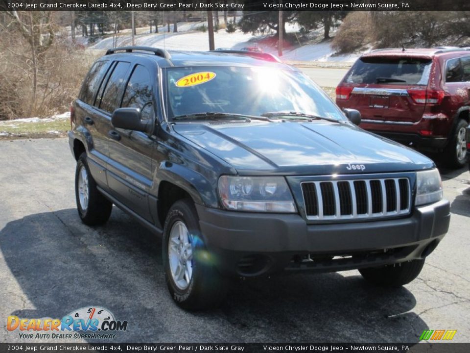 2004 Jeep Grand Cherokee Laredo 4x4 Deep Beryl Green Pearl / Dark Slate Gray Photo #15