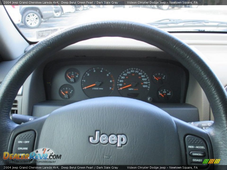 2004 Jeep Grand Cherokee Laredo 4x4 Deep Beryl Green Pearl / Dark Slate Gray Photo #21