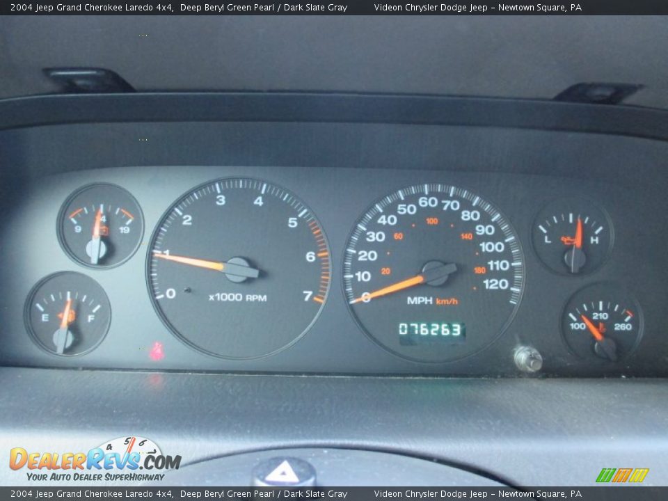 2004 Jeep Grand Cherokee Laredo 4x4 Deep Beryl Green Pearl / Dark Slate Gray Photo #22