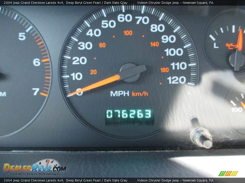 2004 Jeep Grand Cherokee Laredo 4x4 Deep Beryl Green Pearl / Dark Slate Gray Photo #23