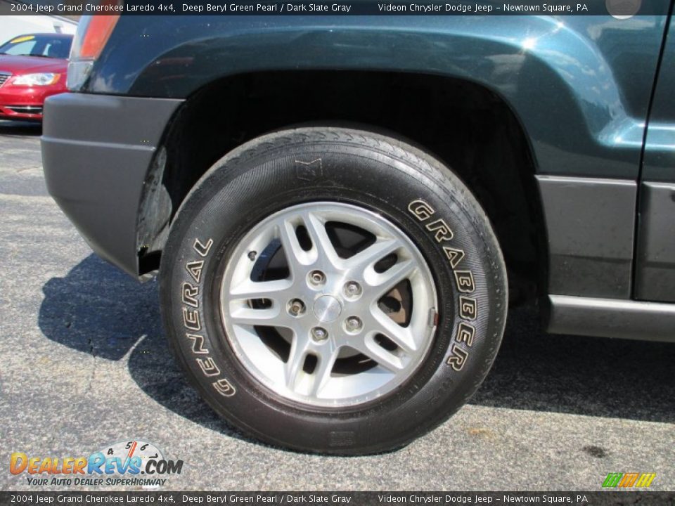 2004 Jeep Grand Cherokee Laredo 4x4 Deep Beryl Green Pearl / Dark Slate Gray Photo #24