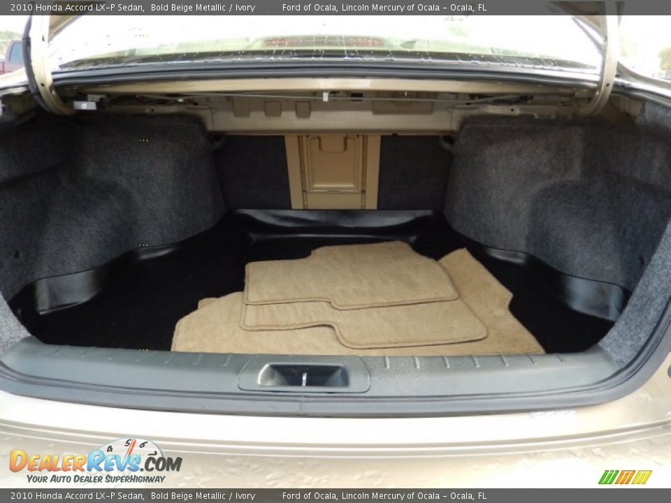 2010 Honda Accord LX-P Sedan Bold Beige Metallic / Ivory Photo #10