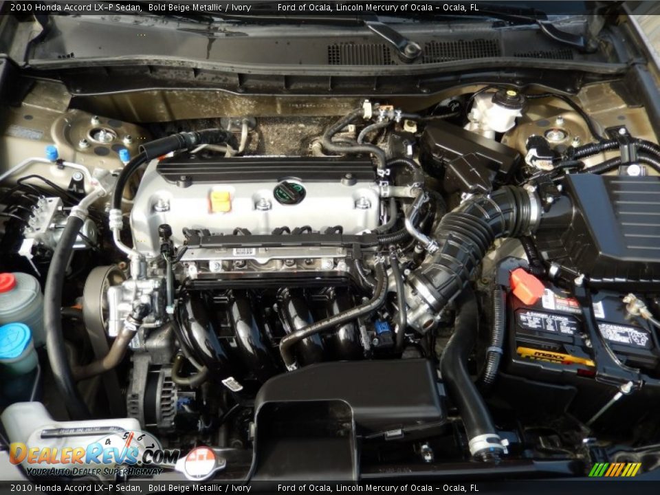 2010 Honda Accord LX-P Sedan Bold Beige Metallic / Ivory Photo #24