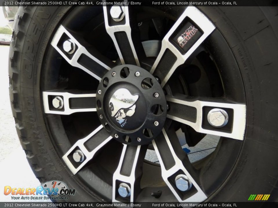 2012 Chevrolet Silverado 2500HD LT Crew Cab 4x4 Graystone Metallic / Ebony Photo #14