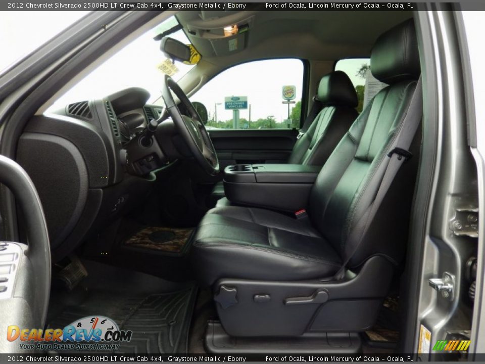 2012 Chevrolet Silverado 2500HD LT Crew Cab 4x4 Graystone Metallic / Ebony Photo #15