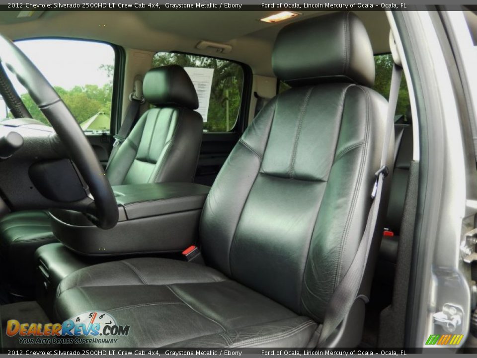 2012 Chevrolet Silverado 2500HD LT Crew Cab 4x4 Graystone Metallic / Ebony Photo #16