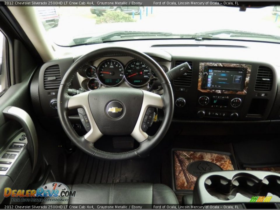 2012 Chevrolet Silverado 2500HD LT Crew Cab 4x4 Graystone Metallic / Ebony Photo #24