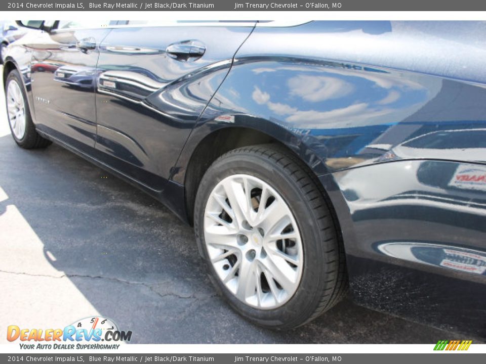 2014 Chevrolet Impala LS Blue Ray Metallic / Jet Black/Dark Titanium Photo #4