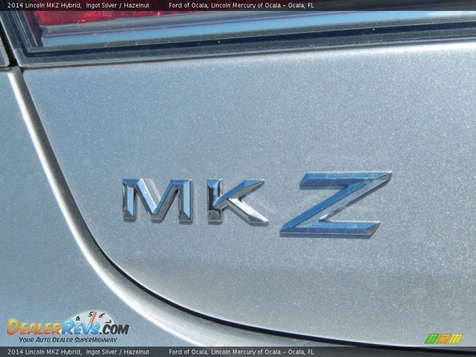 2014 Lincoln MKZ Hybrid Ingot Silver / Hazelnut Photo #4